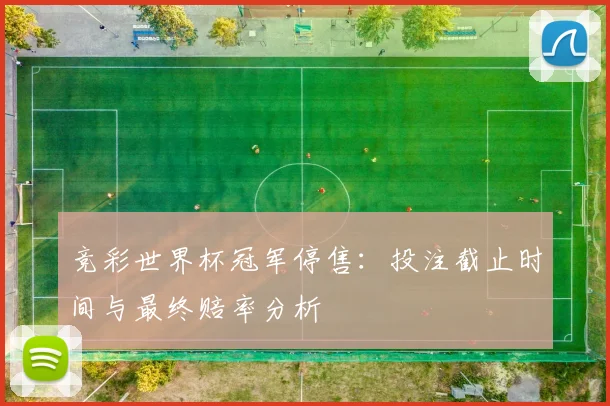 竞彩世界杯冠军停售：投注截止时间与最终赔率分析